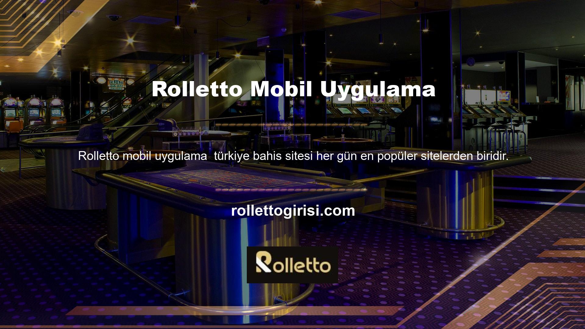 Çevrimiçi bahis platformları düşünüldüğünde ortaya çıkan ilk düşüncelerden biri Rolletto Oyun Sitesidir