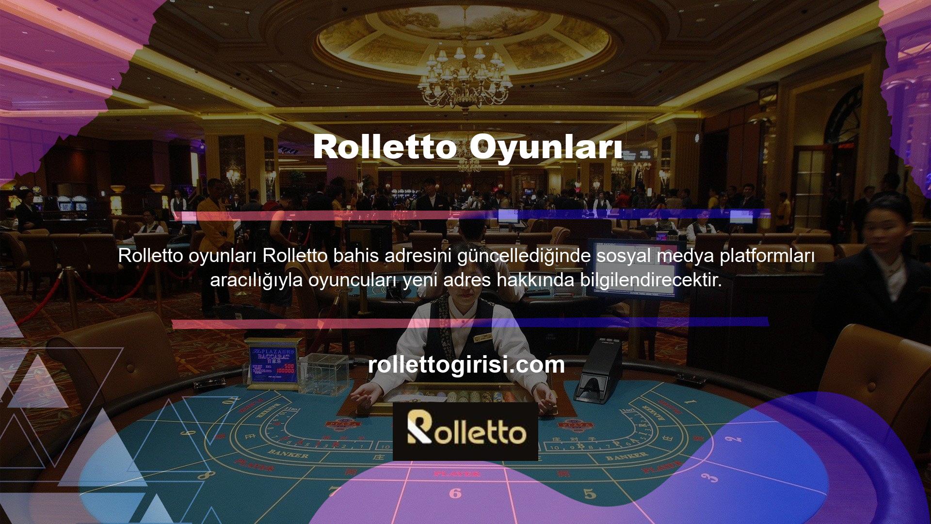 Rolletto Gaming, oyuncularına Telegram ve Whatsapp gibi sosyal medya platformları aracılığıyla müşteri desteği sunmaktadır